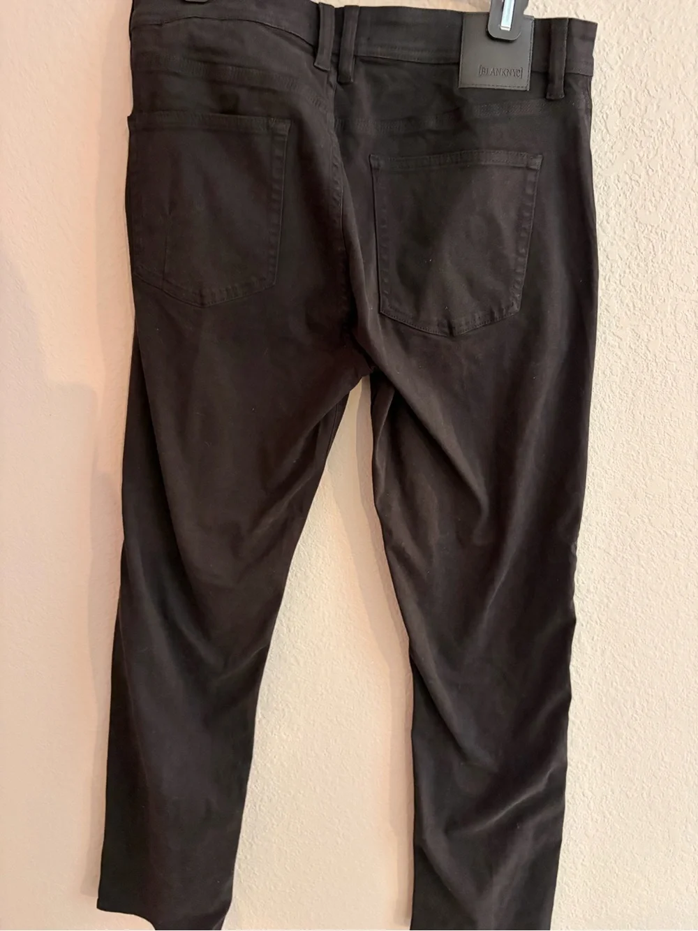 Blank NYC Men’s Black Straight Jeans